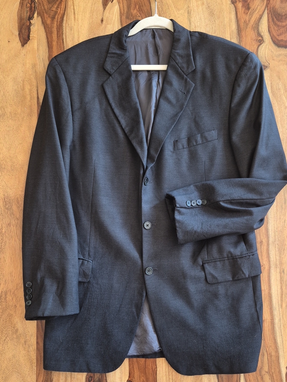 Joseph Abbound 100% Wool Smooth Blazer Sz 43 Long